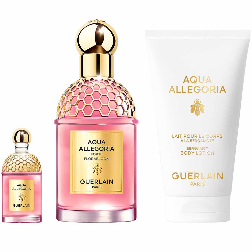 Coffret Guerlain Aqua Allegoria Kit - Perfume Feminino EDP + Loção Corporal + Miniatura